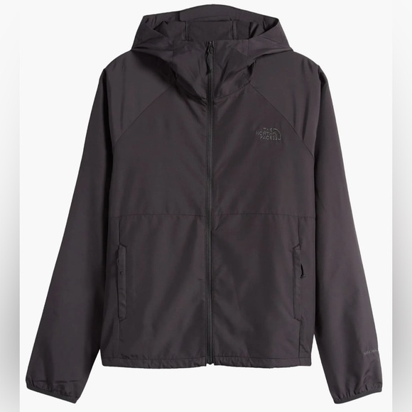 The North Face Blk Flyweight 2.0 Wind Resistant Zip Hoodie Lightweight Size XXL - Picture 4 of 12